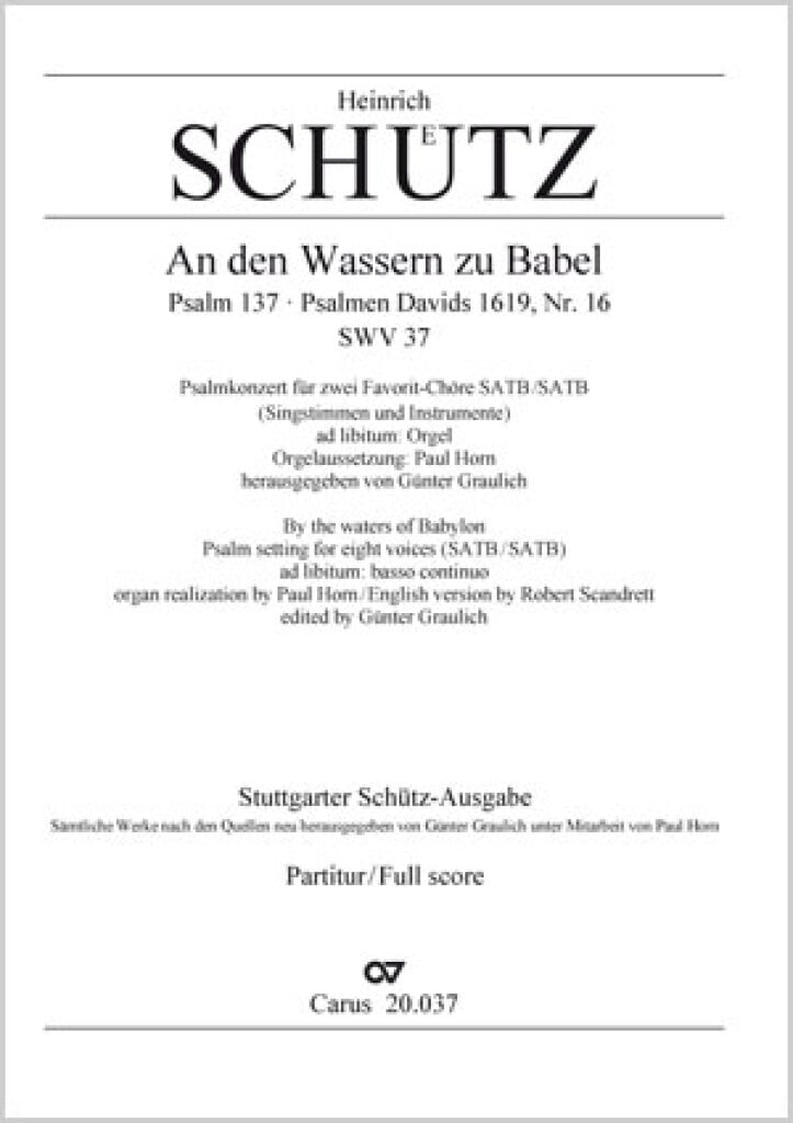 An den Wassern zu Babel saßen wir